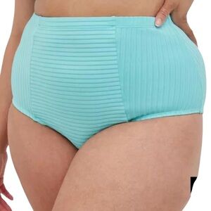 Torrid Blue Radiance Ruched Bikini Bottom 3X